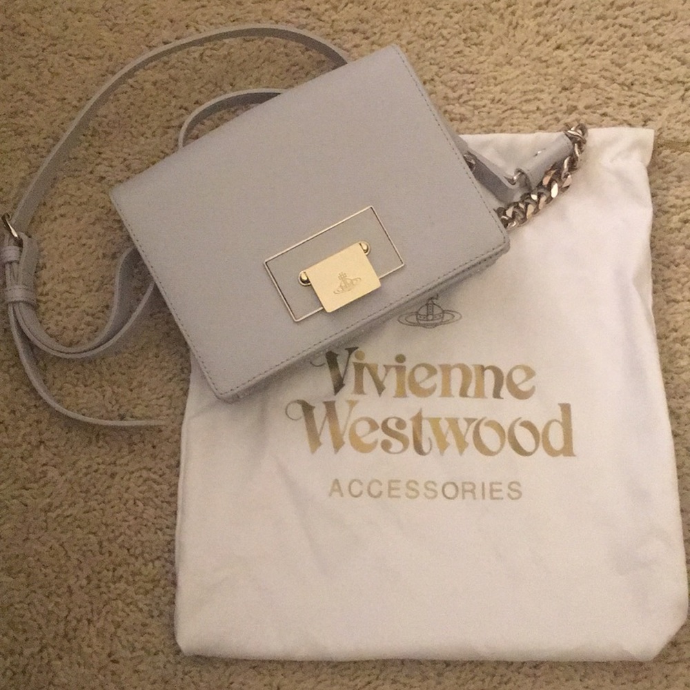 Vivienne Westwood light blue small bag